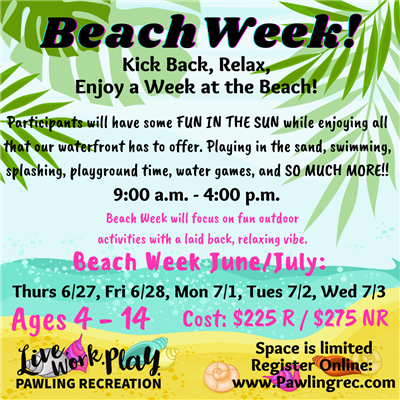 beach week info