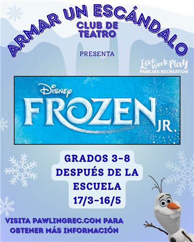 Frozen Jr Flyer (Spanish)