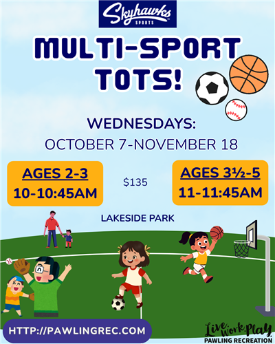 Multi-sport Tots- Fall 2026 Multi-sport Tots- Fall 2026