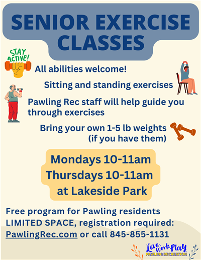 Senior Exercise flyer- 2026 Senior Exercise flyer- 2026