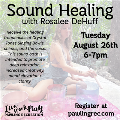 Sound Bath event 8/26/25
