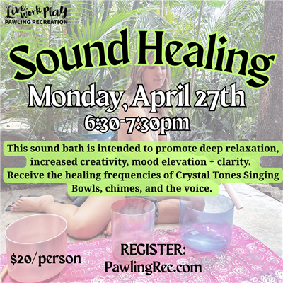 sound healing 4/27/26. sound healing 4/27/26.