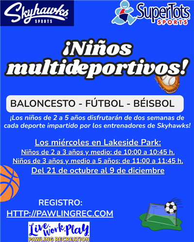 Multisport tots fall 2026 flyer Multisport tots fall 2026 flyer