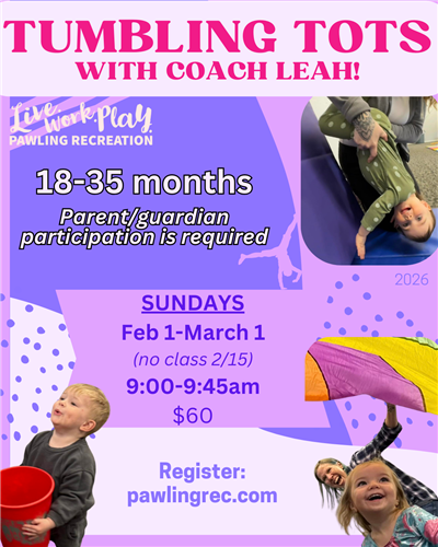 Tumbling Tots flyer- Feb 2026