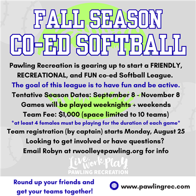 fall softball